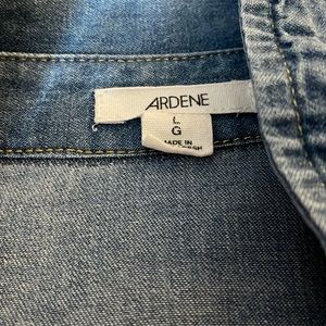Ardene western denim shirt sz L